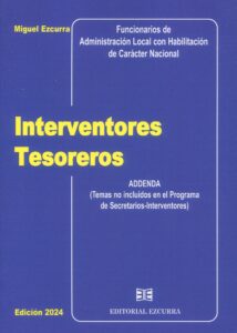 Interventores tesoreros 2024 / 9788416190447 / M. ESCURRA