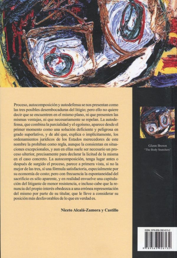 Proceso, autocomposición y autodefensa. -37285