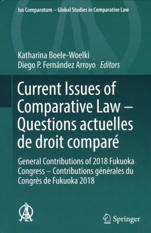 Current Issues of Comparative Law. Questions actuelles de droit comparé-0