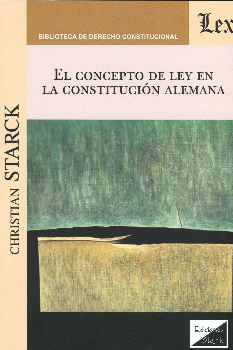 Concepto de ley en la constitución alemana -0