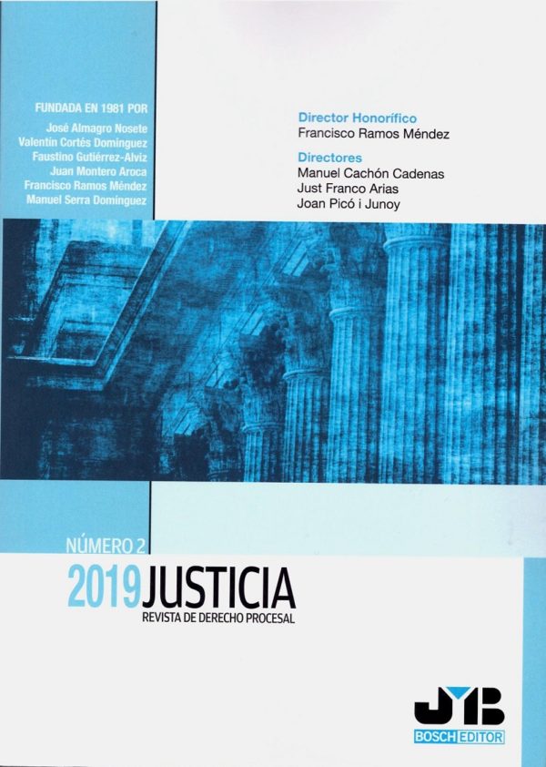 Justicia 2019 Nº 2. Revista de derecho procesal-0