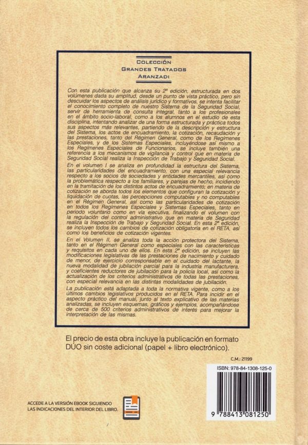 Guía del experto en seguridad social (I) 2019. Estructura, sistema, actos de encuadramiento, cotización régimen general, cotización regímenes especiales, procedimiento recaudación, sistema liquidación directa.-41504