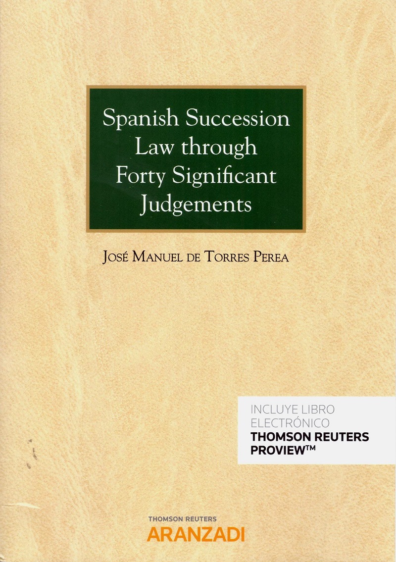 Spanish succession law through forty significant judgements -0