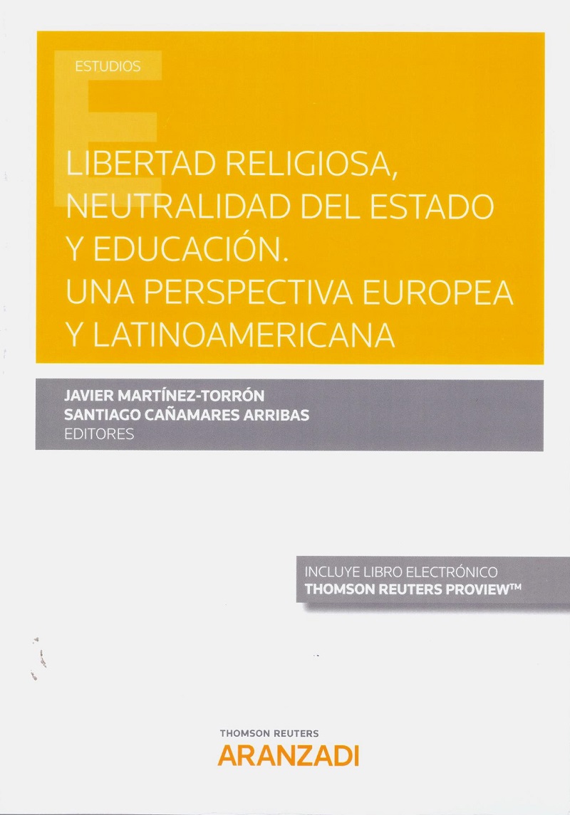 Libertad religiosa, neutralidad del estado y educación. Una perspectiva europea y latinoamericana-0
