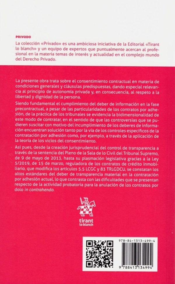 Consentimiento en la contratación por adhesión. Control de transparencia y dolo in contrahendo-39117