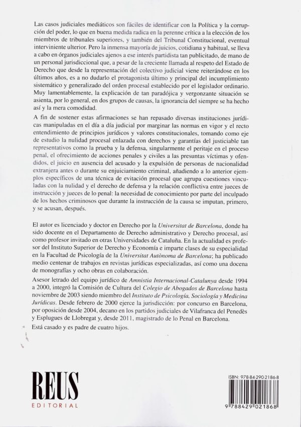 De la nulidad procesal a la anulación del derecho procesal. Jueces legisladores y corrupción de legalidad-40426