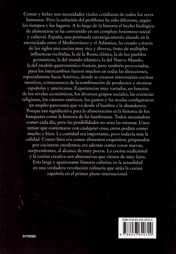 Comer y beber. Una historia de la alimentación en España -39212