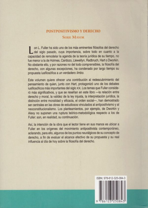 En los orígenes del neoconstitucionalismo. El antipositivismo de Lon. L. Fuller-41182