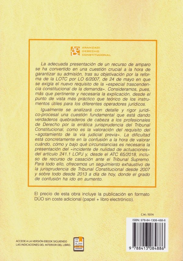 Amparo ordinario y extraordinario: cuestiones teórico-prácticas -42454