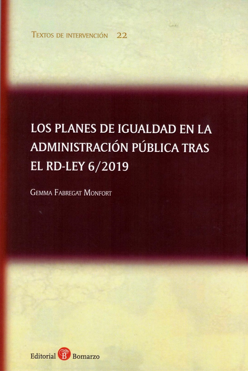 Planes de igualdad en la Administración Pública tras el RD-LEY 6/2019 -0