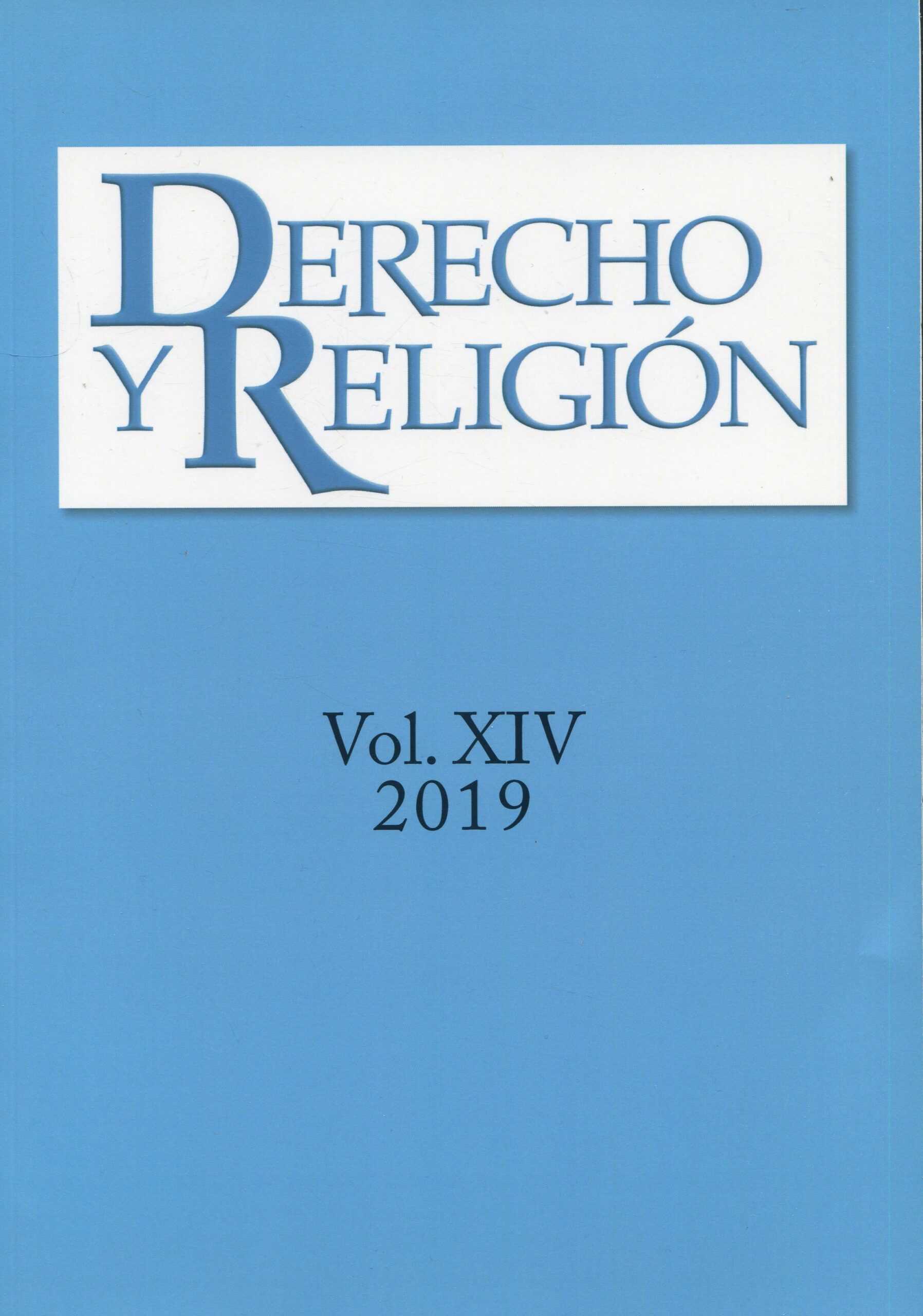 Derecho y Religión Vol. XIV 2019