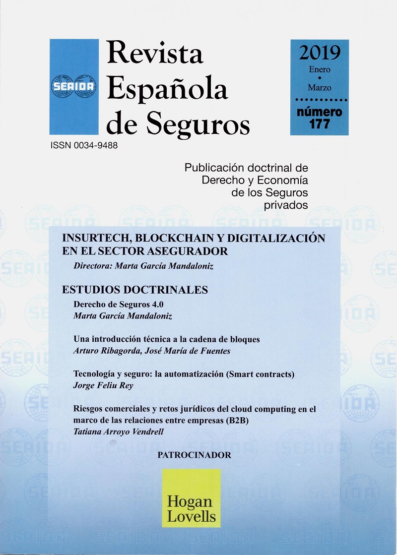 Revista Española de Seguros, Nº 177, Enero-Marzo 2019 -0