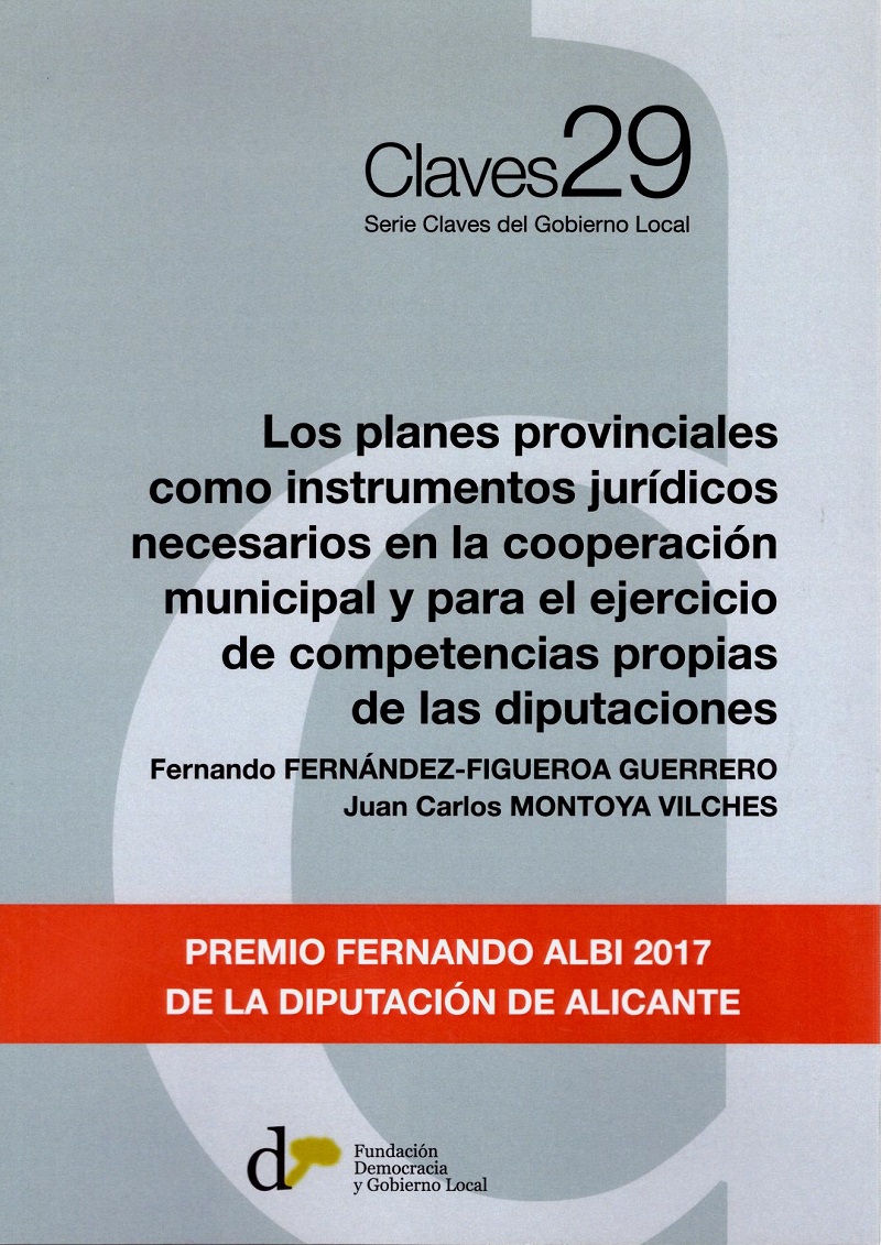 Planes provinciales como instrumentos jurídicos / 9788412026733
