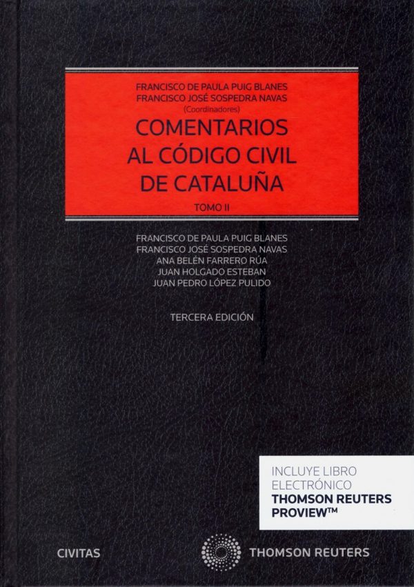 Comentarios al Código Civil de Cataluña 2 Tomos 2020 -43068