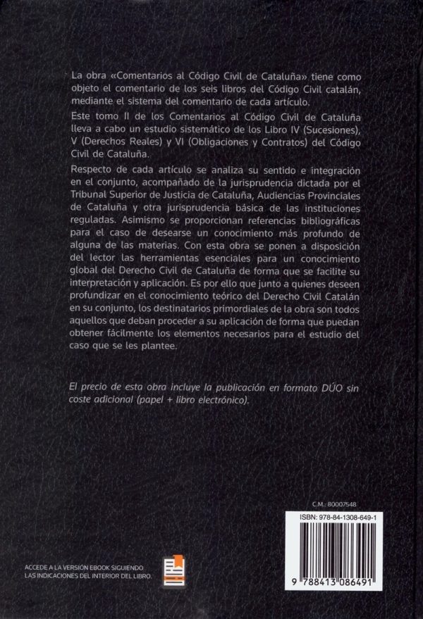 Comentarios al Código Civil de Cataluña 2 Tomos 2020 -43069