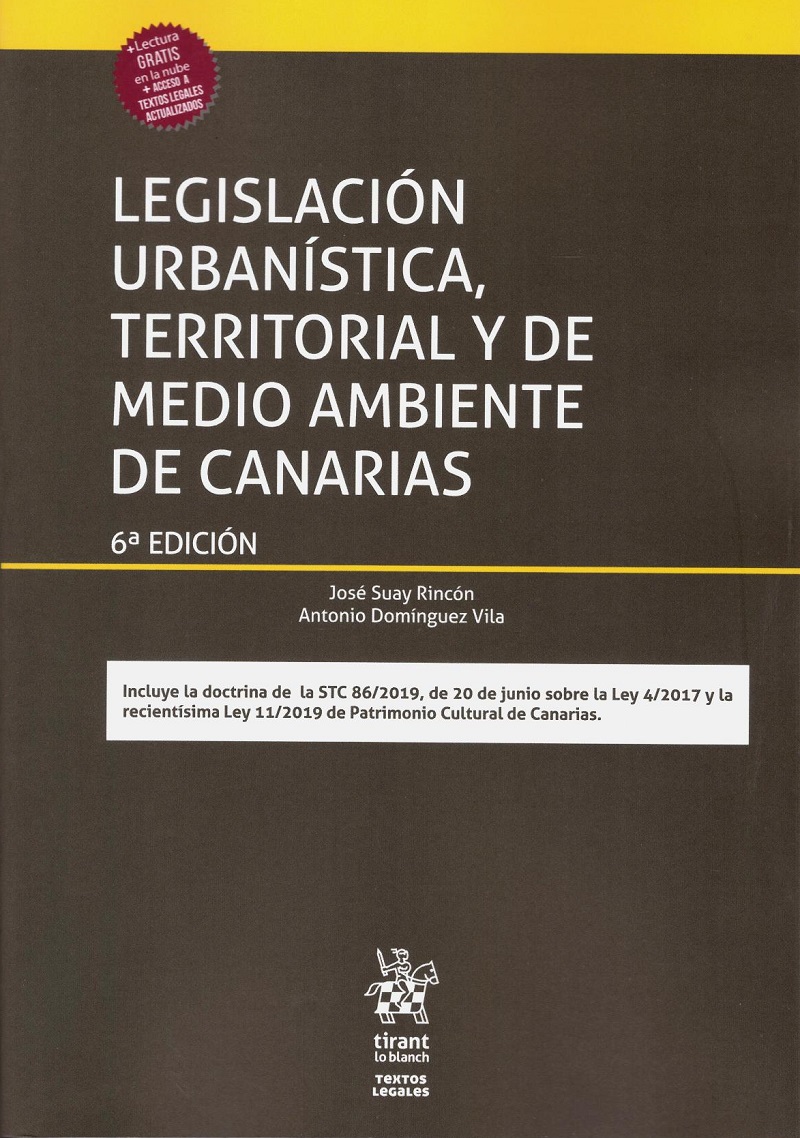 Legislación urbanística, territorial y de medio ambiente de Canarias -0