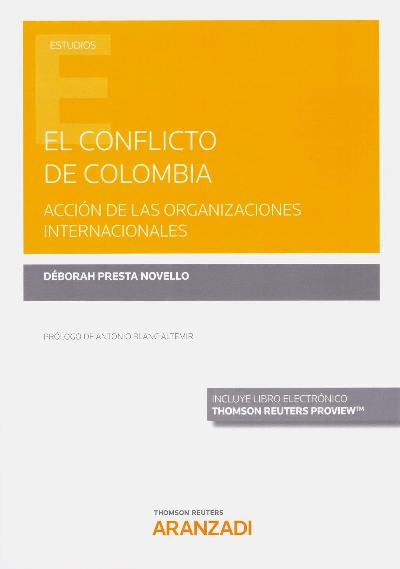 El conflicto de Colombia. Acción de las organizaciones internacionales-0