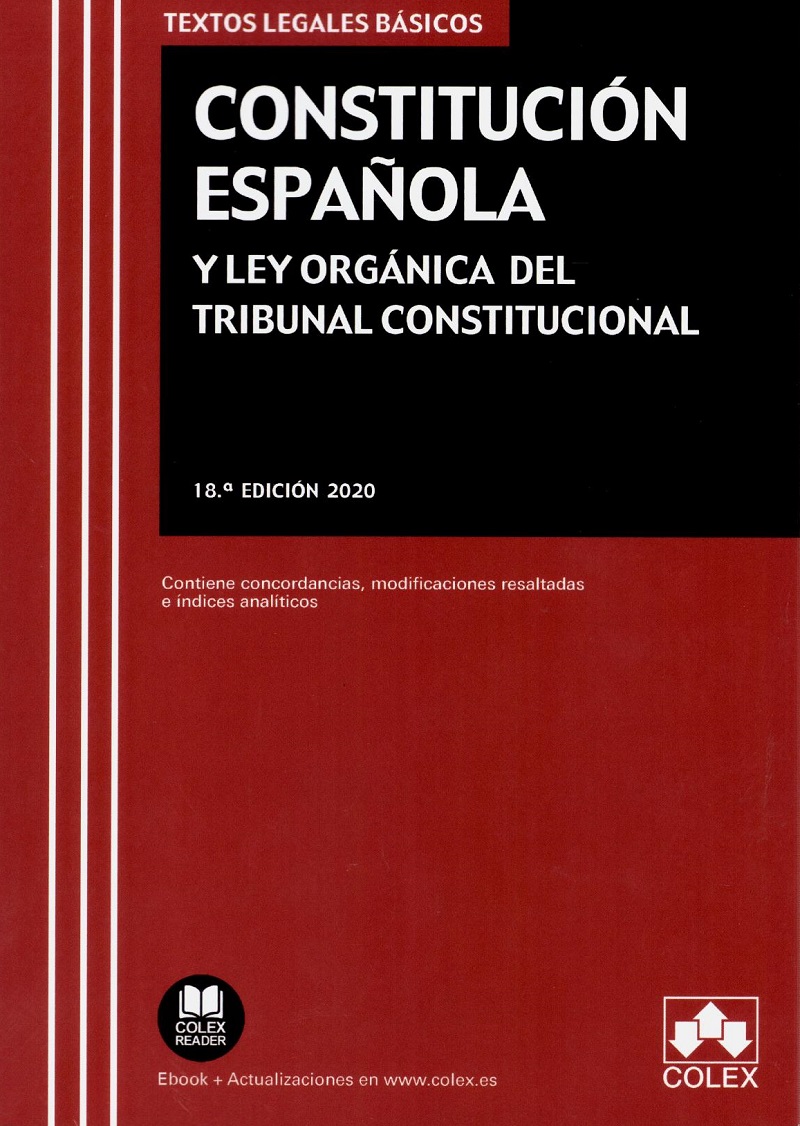 Constitución Española y Ley Orgánica del Tribunal Constitucional 2020 -0