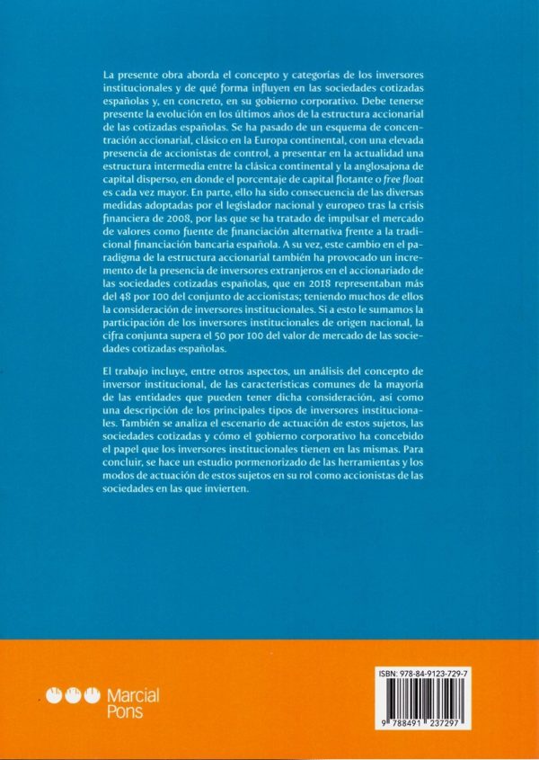 Inversores institucionales en las sociedades cotizadas españolas. Caracterización y activismo accionarial-43238