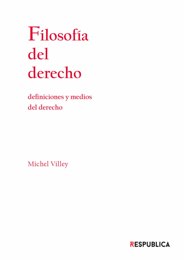 Filosofía del Derecho Definiciones