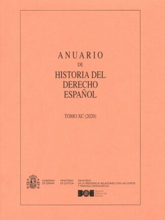 Anuario de Historia del Derecho Español 90, 2020