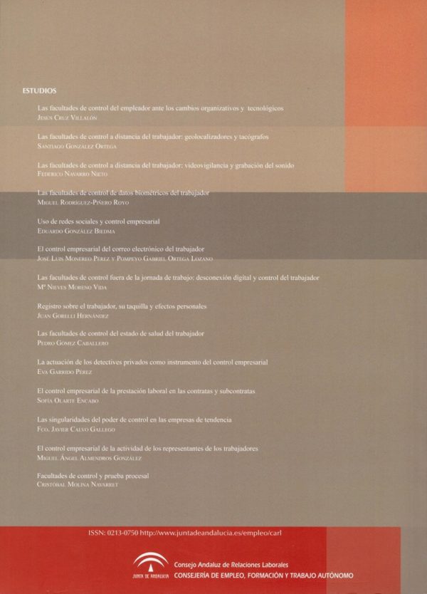 Temas Laborales. Revista Andaluza de Trabajo y Bienestar Social. Nº 150/2019-43077