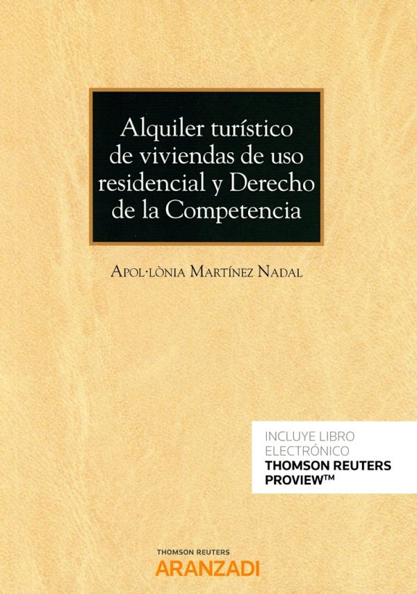 Alquiler turístico de viviendas de uso residencial y Derecho de la Competencia-0