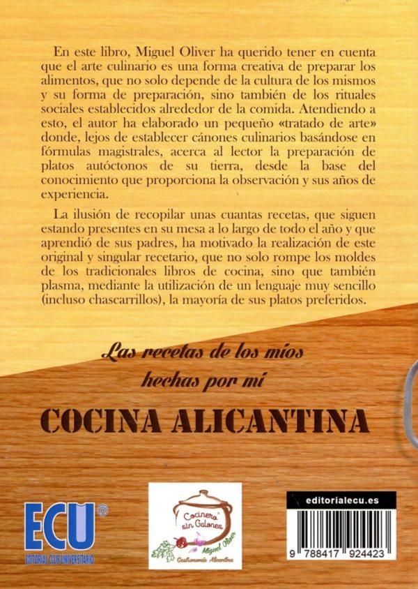 Cocinero sin galones. La cocina tradicional alicantina-43671
