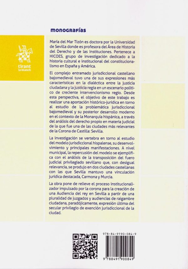 Justicia ciudadana y justicia regia en la monarquía hispana. El modelo sevillano -43709