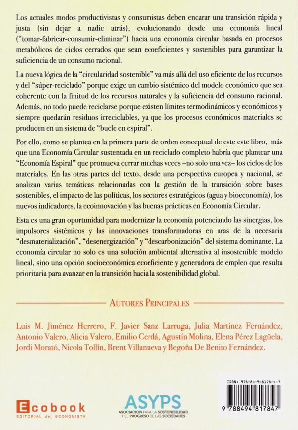 Economia circular-espiral. Transición hacia un metabolismo económico cerrado -44206