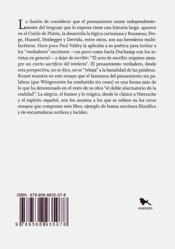 Elección de las palabras. La alegría y su paradoja -43430