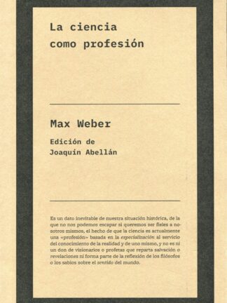 Ciencia como profesión
