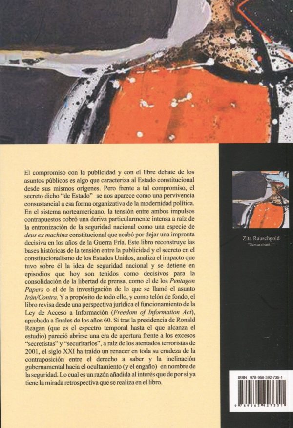 Imperio de la política. Seguridad nacional y secreto de estado en el sistema constitucional norteamericano. -44689