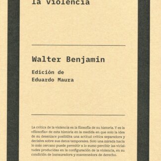 Crítica de la violencia