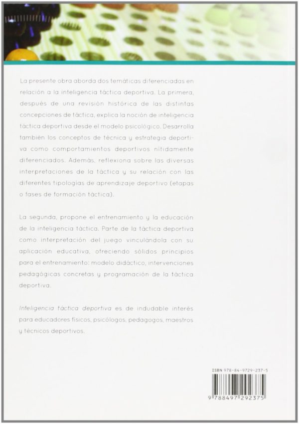 Inteligencia táctica deportiva. Entenderla y entrenar -45872