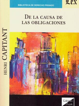De la causa de las obligaciones
