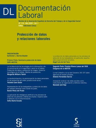 Documentación Laboral, 119 Año 2020 Vol. I. Protección de datos y relaciones laborales