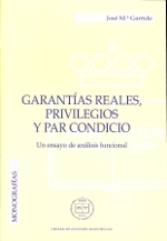 Garantías reales, privilegios y par condicio. Un ensayo del análisis funcional-0