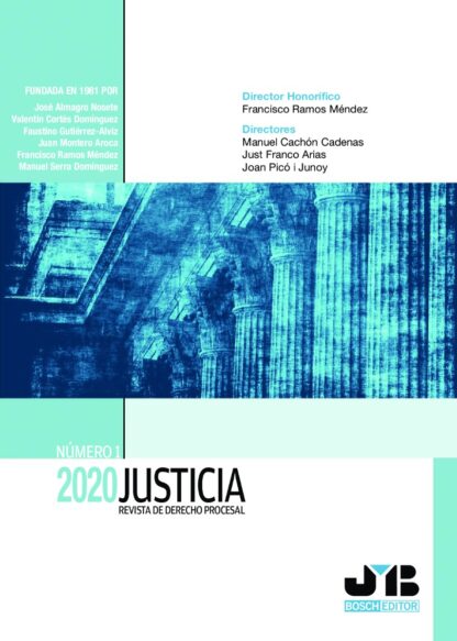 Justicia Nº 1 ( 2020 ) Revista Derecho Procesal