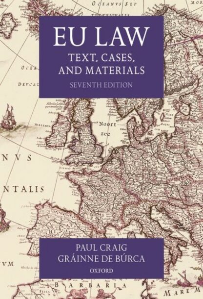 EU Law. Text, Cases, and Materials
