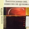 Instituciones del derecho de quiebra -0
