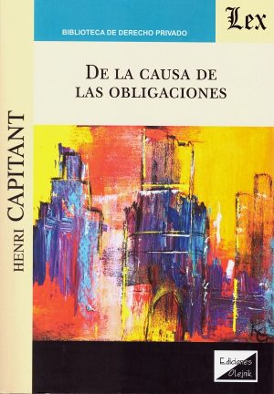 De la causa de las obligaciones-0