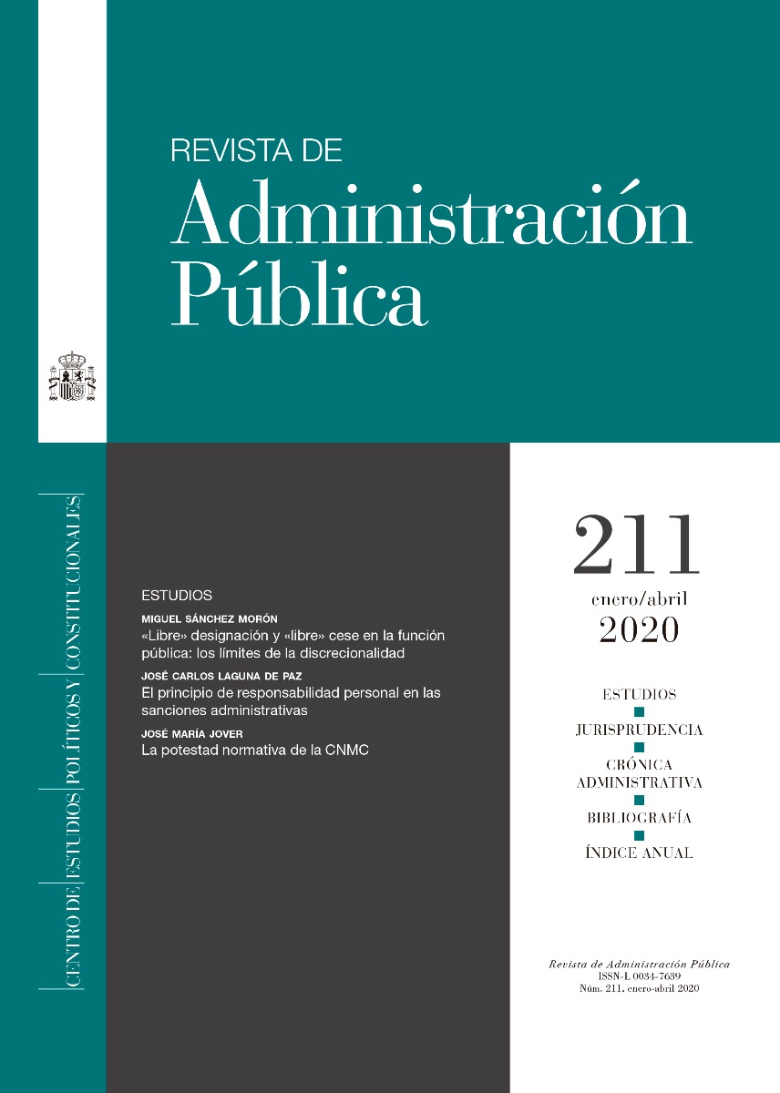 Revista de administración pública 211. Enero-abril 2020-0