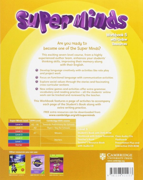 Super Minds Level 5 Workbook Pack with Grammar Booklet -51702