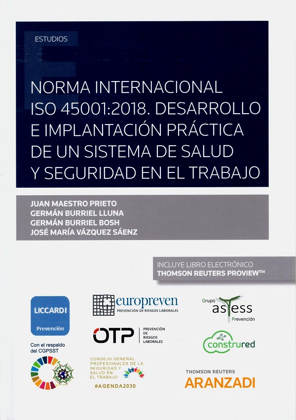 Norma internacional ISO 45001:2018. Desarrollo e implantación práctica de un sistema de salud y seguridad en el trabajo-0