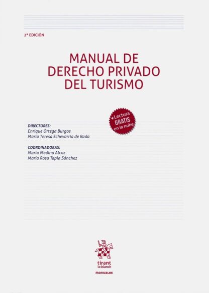 Manual de Derecho privado del turismo 2020