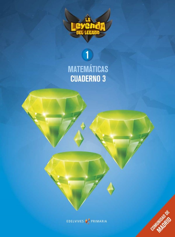 Matemáticas 1. Comunidad de Madrid : Cuaderno 3 -0