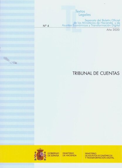 Tribunal de cuentas 2020. Nº 4 Separata de los Ministerios de Hacienda y de Asuntos Económicos y Transformación Digital