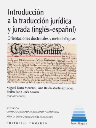 PDF Introducción a la Traducción Jurídica y Jurada (Inglés-Español)