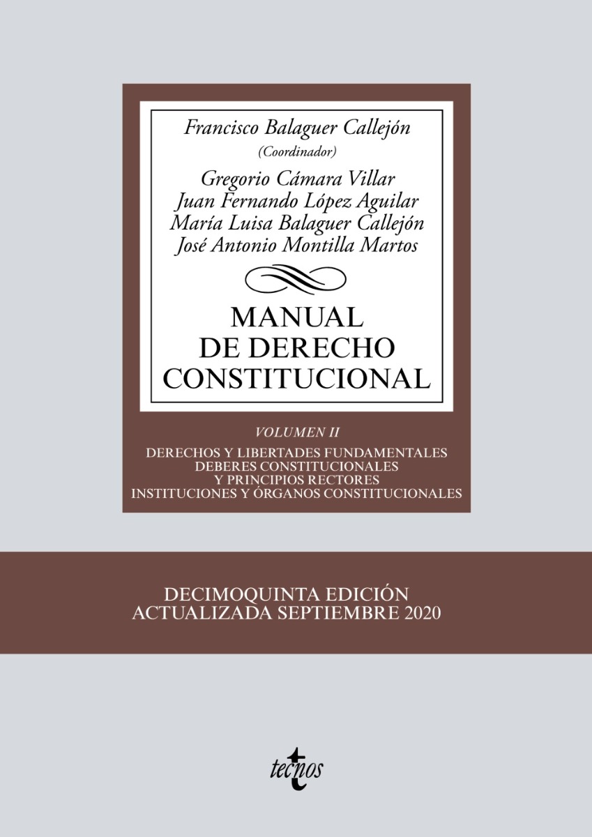 Manual de Derecho Constitucional Tomo II ( 2020) -0